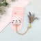 Catnip Feather Bell Chew Toy With Hemp Rope Teething Dental Molar Stick For Kittens Cats 8