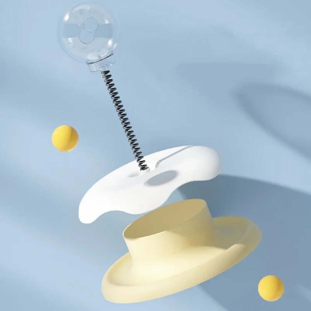 Interactive Treat Dispensing Puzzle Ball Slow Feeder Food Leaking Toy For Cats Dogs With Catnip F 2