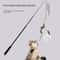 709 In Telescopic Feather Wand Cat Toy Carbon Fiber ExtraLong Teaser Stick For Interactive Play Sc 4