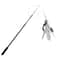 709 In Telescopic Feather Wand Cat Toy Carbon Fiber ExtraLong Teaser Stick For Interactive Play Sc 7