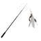 709 In Telescopic Feather Wand Cat Toy Carbon Fiber ExtraLong Teaser Stick For Interactive Play Sc 7