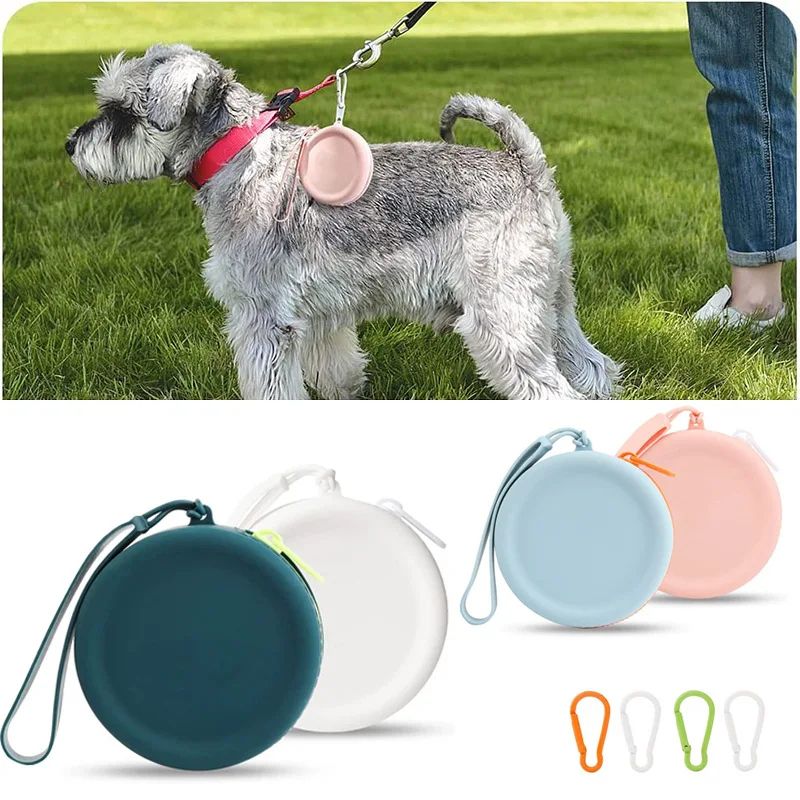 Waterproof Silicone Dog Treat Pouch Portable Training Snack Bag For Outdoor Walking Reward Traini 0