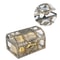Transparent Pirate Treasure Chest Jewelry Box Crystal Gem Storage Organizer For Trinkets Rings Ke 2