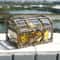 Transparent Pirate Treasure Chest Jewelry Box Crystal Gem Storage Organizer For Trinkets Rings Ke 3