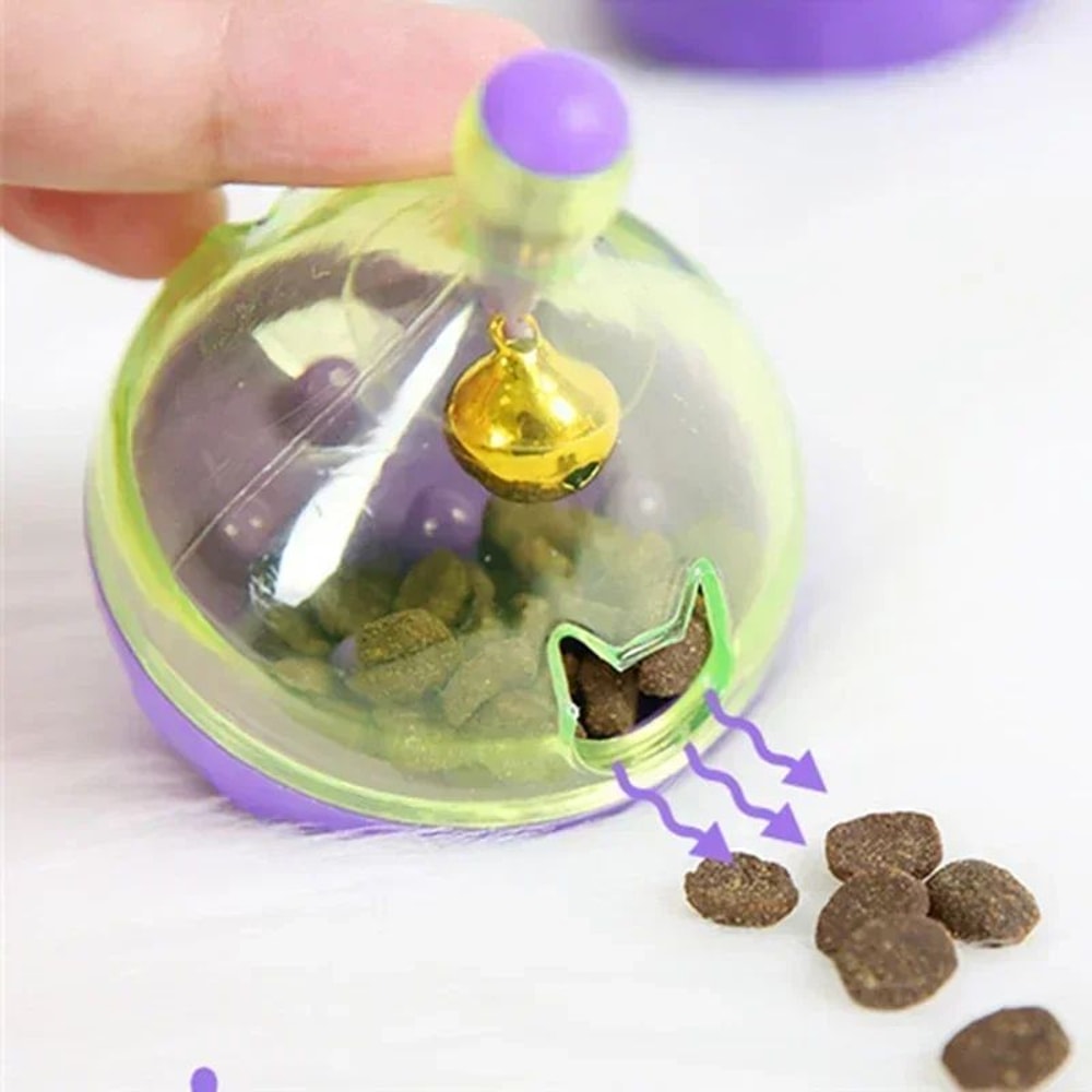 MouseShaped Treat Dispensing Tumbler Toy Interactive Slow Feeder Ball For Cats Food Leakage Puzzle 4