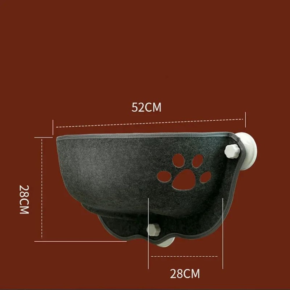 Cat Window Hammock Bed With Cushion Sunny Suction Cup Hanging Window Seat For Cozy Cat Naps 4