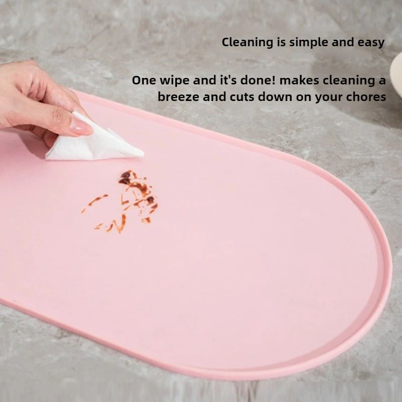 NonSlip Waterproof Pet Feeding Mat EasyClean Food Water Bowl Mat For Cats Dogs MultiPet Homes 2