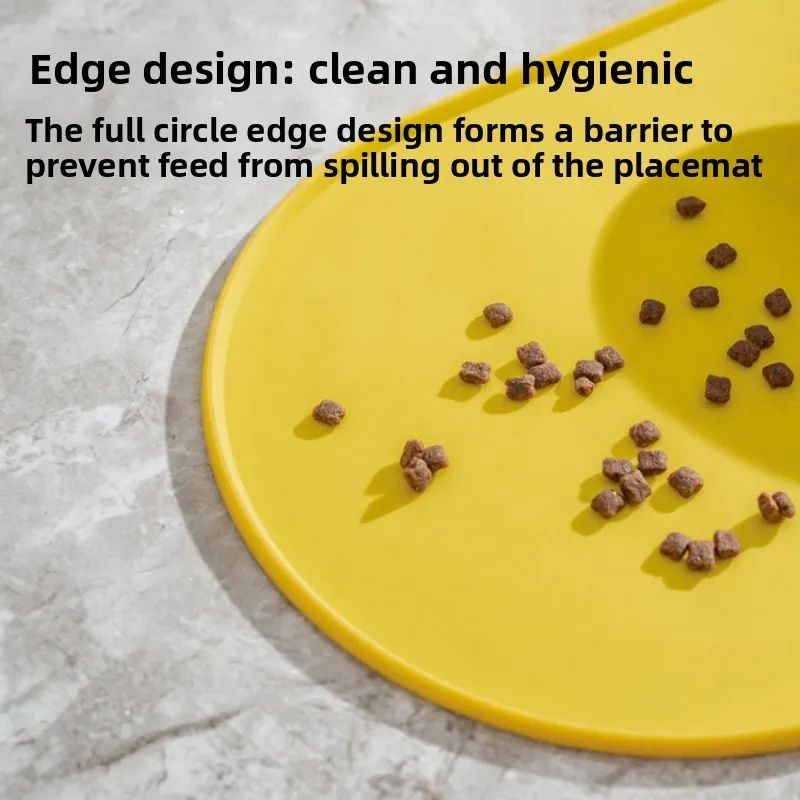 NonSlip Waterproof Pet Feeding Mat EasyClean Food Water Bowl Mat For Cats Dogs MultiPet Homes 5