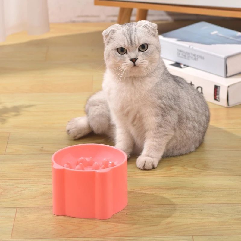 AntiChoking Slow Feeder Bowl For Cats Small Dogs NeckProtective Puzzle Feeding Dish For Healthy E 0