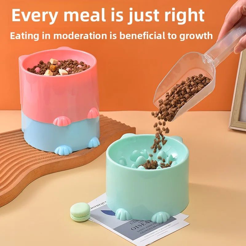 AntiChoking Slow Feeder Bowl For Cats Small Dogs NeckProtective Puzzle Feeding Dish For Healthy E 3