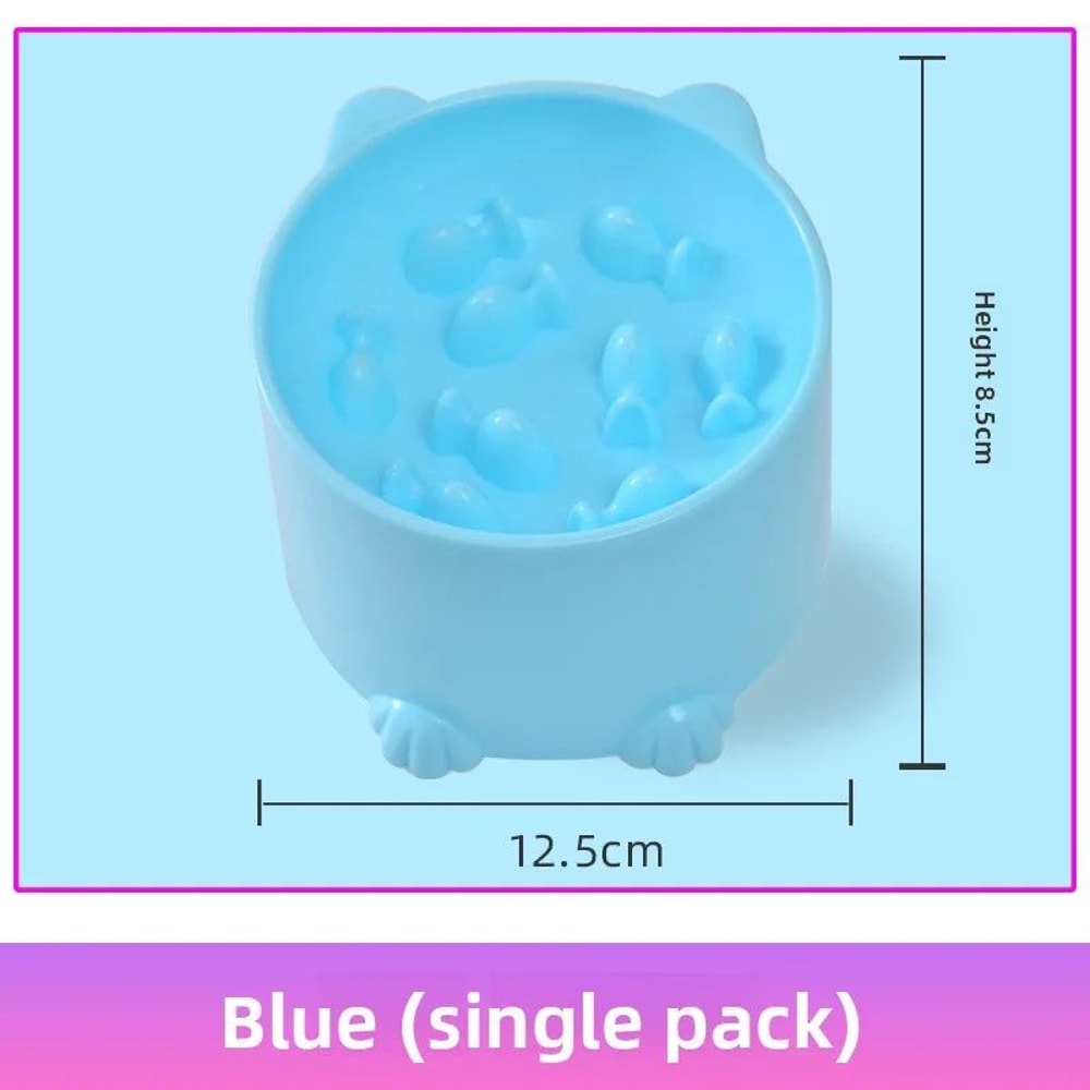 AntiChoking Slow Feeder Bowl For Cats Small Dogs NeckProtective Puzzle Feeding Dish For Healthy E 6