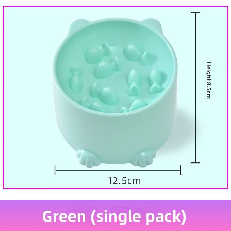 AntiChoking Slow Feeder Bowl For Cats Small Dogs NeckProtective Puzzle Feeding Dish For Healthy E 7