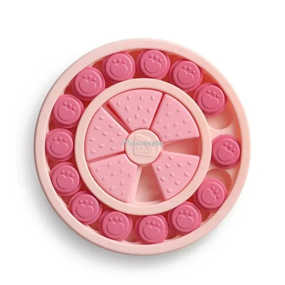 Interactive Dog Puzzle Slow Feeder Bowl NonSlip Food Dispenser Toy For Puppy IQ Training Healthy 7