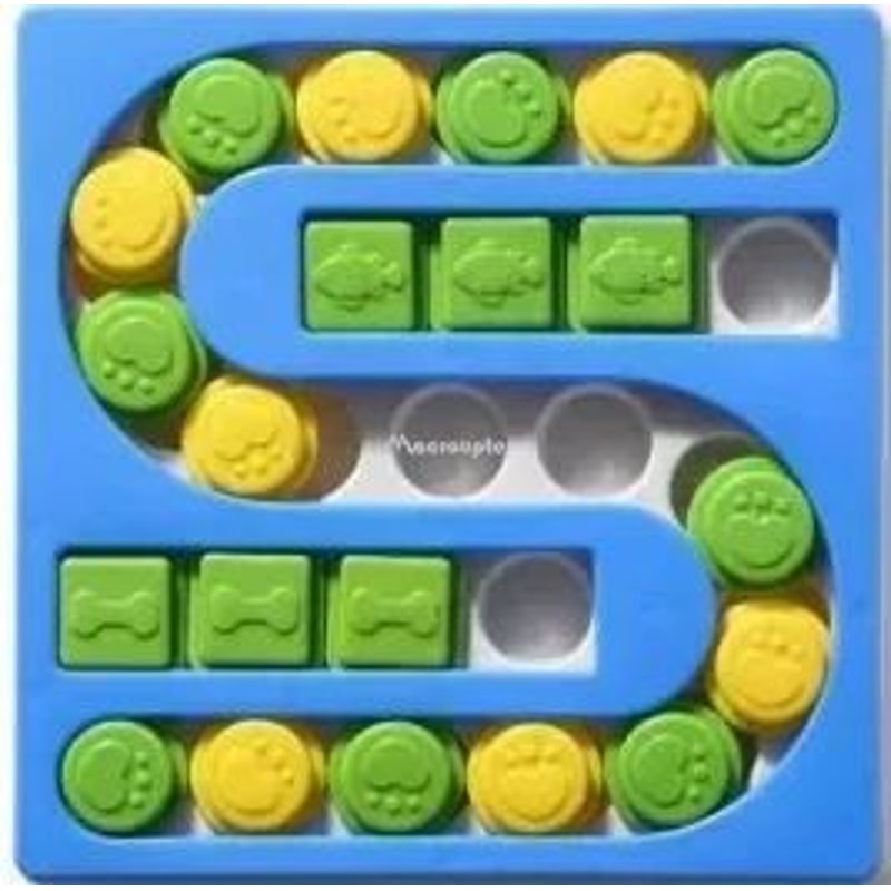 Interactive Dog Puzzle Slow Feeder Bowl NonSlip Food Dispenser Toy For Puppy IQ Training Healthy 8