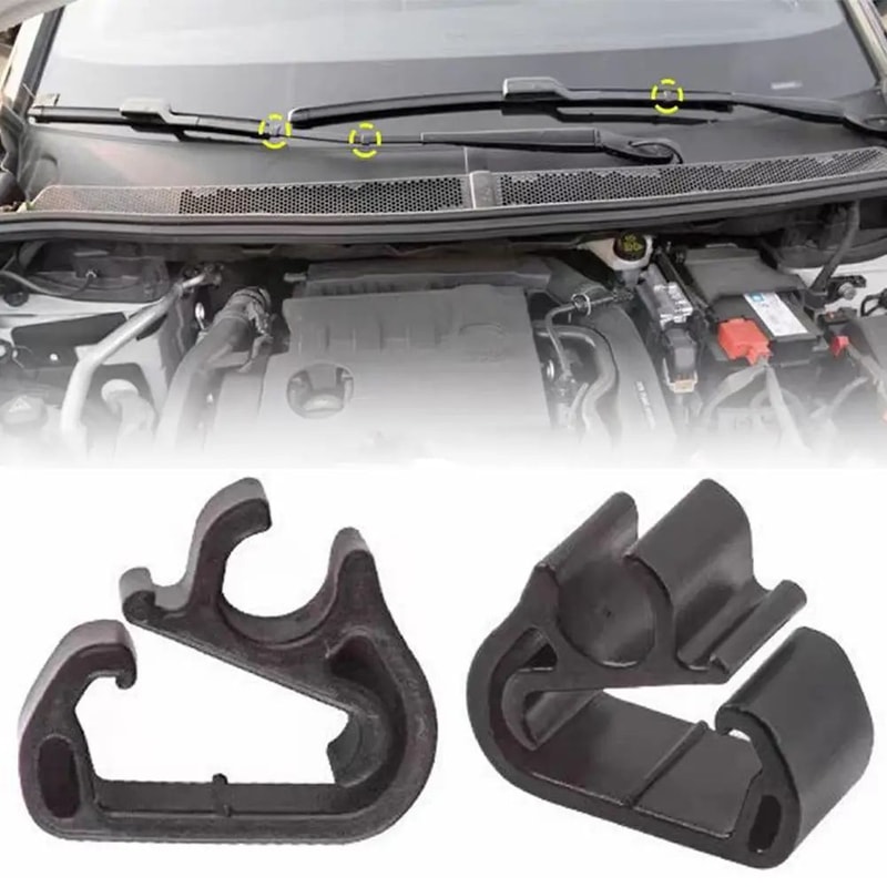 5 Pcs Windshield Washer Spray Hose Buckle Clips Front Wiper Arm Pipe Fasteners For Peugeot 30085008 2
