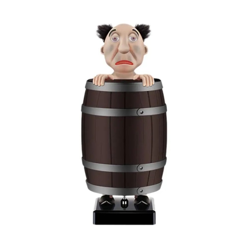 Funny Santa Barrel Cigarette Holder Box Wooden Prank Cigarette Dispenser For Christmas Gag Gifts 6