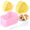 3 Pcs Onigiri Rice Ball Mold Set Triangle Sushi Musubi Press Maker For Bento Lunches 0