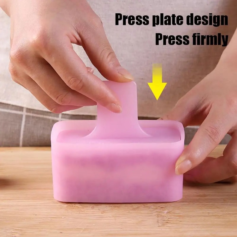 3 Pcs Onigiri Rice Ball Mold Set Triangle Sushi Musubi Press Maker For Bento Lunches 2