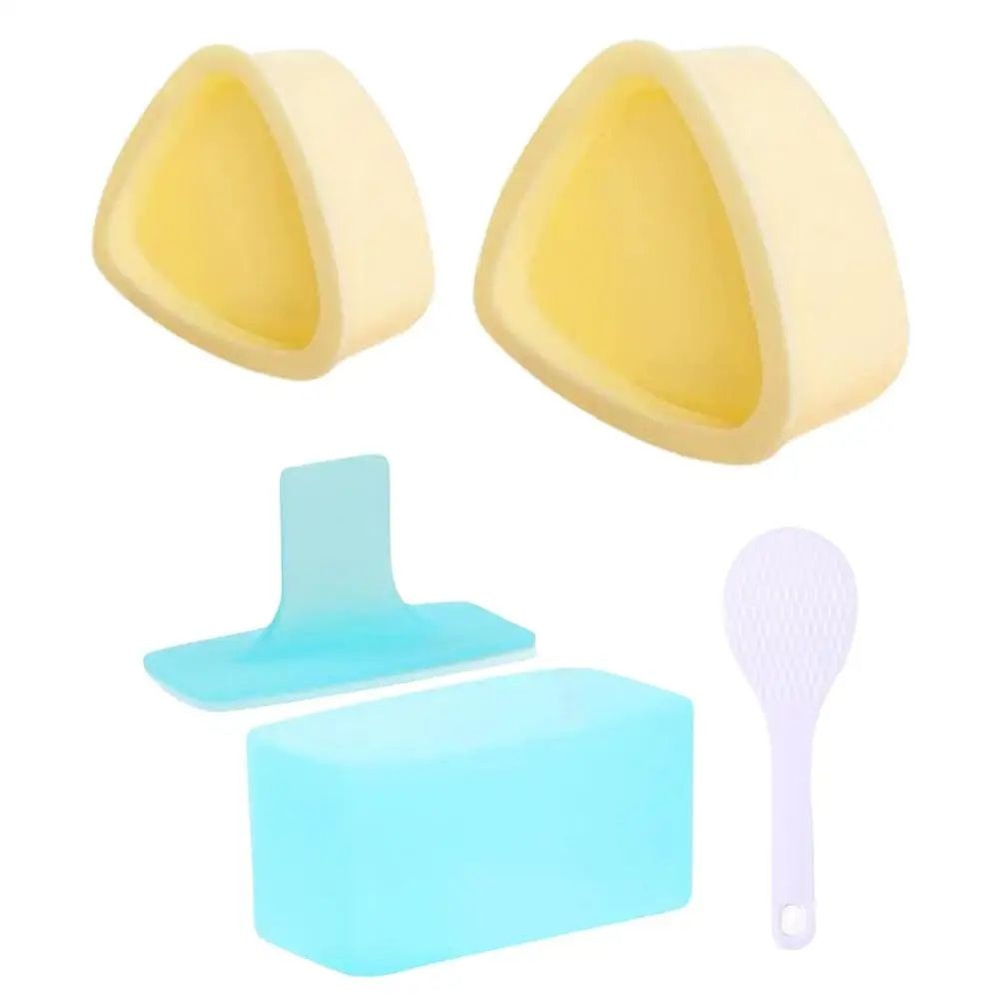 3 Pcs Onigiri Rice Ball Mold Set Triangle Sushi Musubi Press Maker For Bento Lunches 6