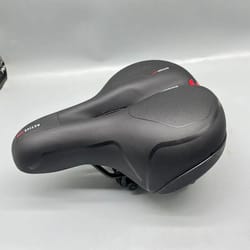 wide memory foam bicycle saddle – dual shock absorbing waterproof comfort seat for men & women road bike fit