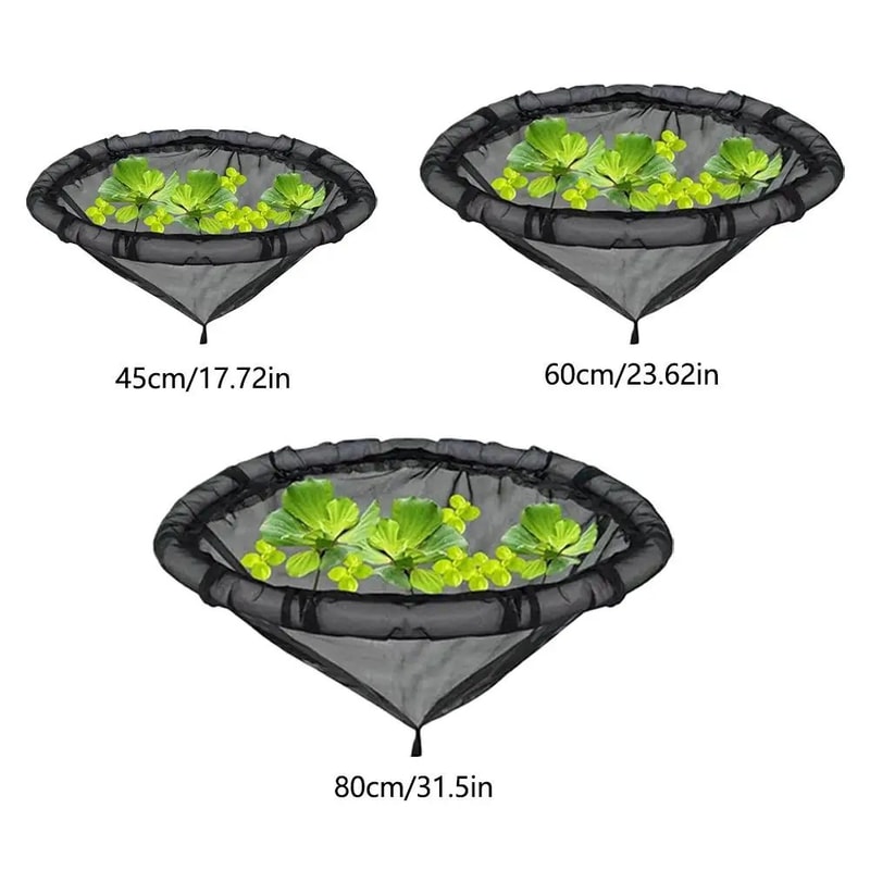 Floating Pond Plant Protector Ring Fine Mesh Fish Barrier Corral For Water Lilies Aquatic Plants 5