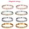 Adjustable Magnetic Crystal Bracelet For Women Fashion Energy Hologram Jewelry Gift Magnet Therapy 0