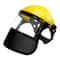Full Face Safety Shield With Ratchet Headgear ImpactResistant Visor Mask For Weed Whacking Grindin 2