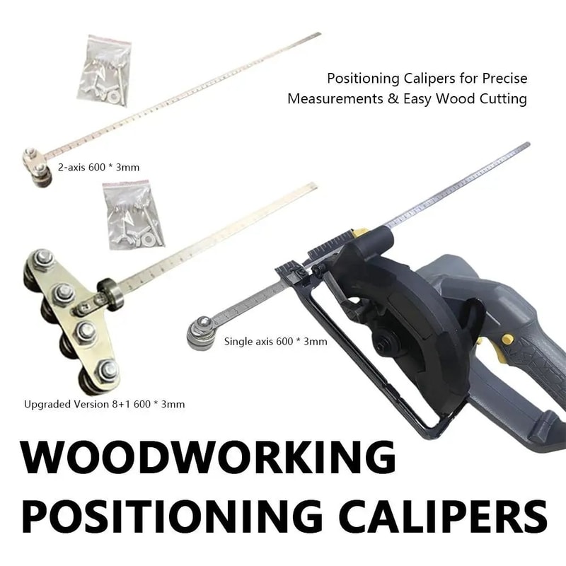 Adjustable Circular Saw Cutting Guide Rail Precision Positioning Caliper Tool For Accurate Wood Cu 5