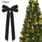 12 Pcs Pink Velvet Christmas Tree Bows Large Rustic Ribbon Ornaments For Tree Wreaths And Garland 7