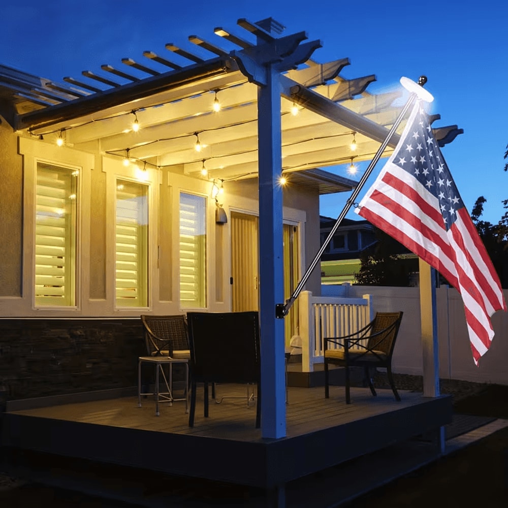 American flag for outdoor display crafted with care in the USA