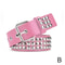 Y2K Gothic Studded Waist Belt With Rock N Roll Buckle Punk Rivet Cowboy Cowgirl Belt For Women Me 7