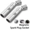 38 Inches Drive Magnetic Swivel Spark Plug Socket Set 14mm16mm 12Point Universal Joint Plug Remova 1