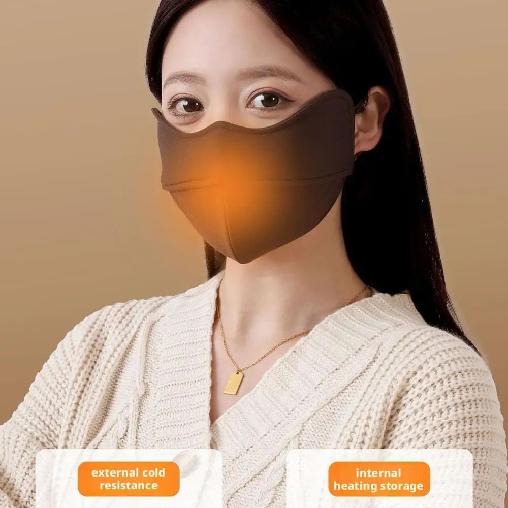 Unisex Winter Windproof Thermal Fleece Face Mask Warm EarHanging Reusable Cover For Cycling Outdo 4