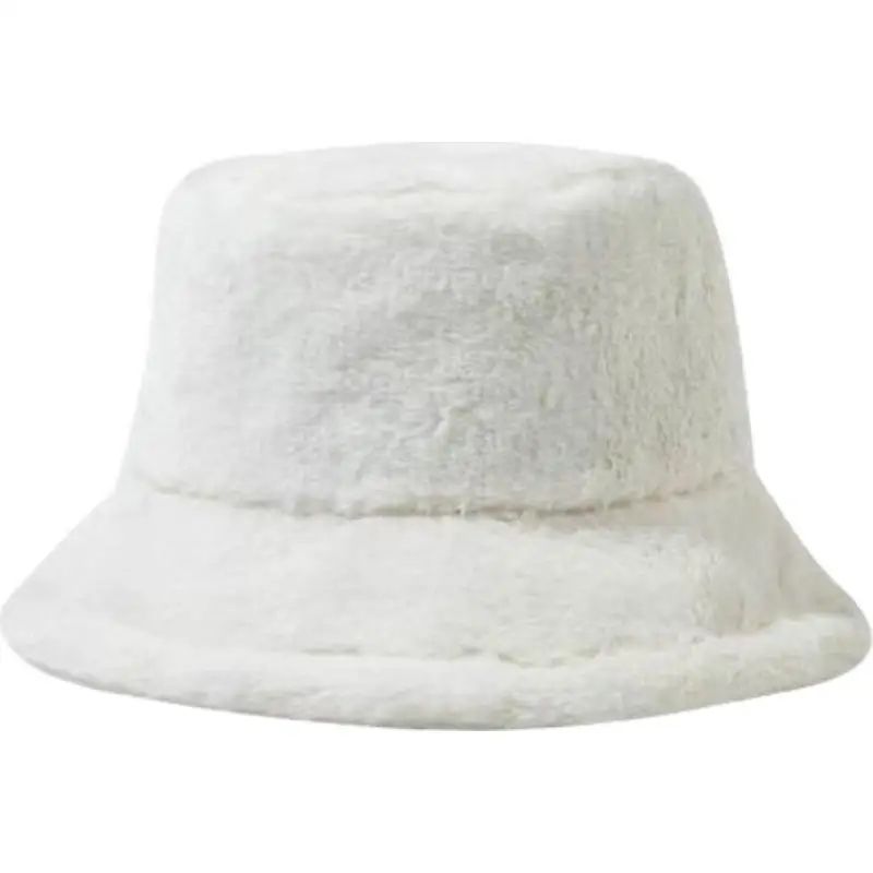 Faux Fur Winter Bucket Hat For Women Girls Fuzzy Warm Furry Fisherman Cap For Skiing Travel Casu 10