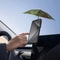 Portable Mini Umbrella Phone Stand Waterproof Sun Rain Shade Holder For Smartphones Universal Out 3