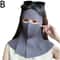 Womens Ice Silk AntiUV Face Neck Cover Mask Breathable Sunscreen Veil For Summer Cycling Outdoor 7