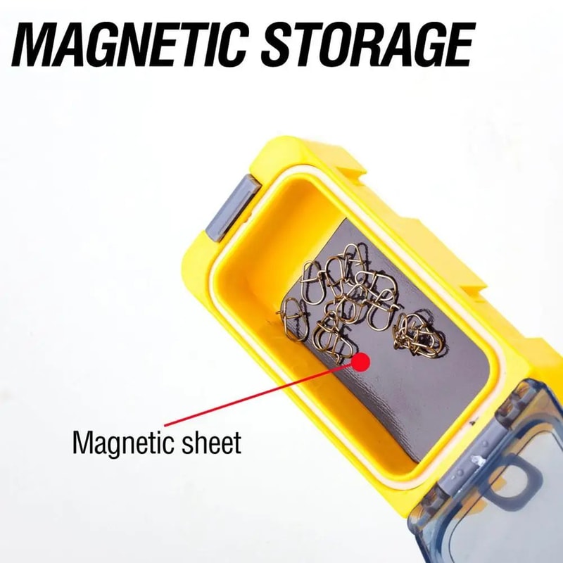 3 Pcs GlowintheDark Fishing Tackle Box Organizer Set Magnetic Hard Bait Tackle Tray Carp Lure Sto 2