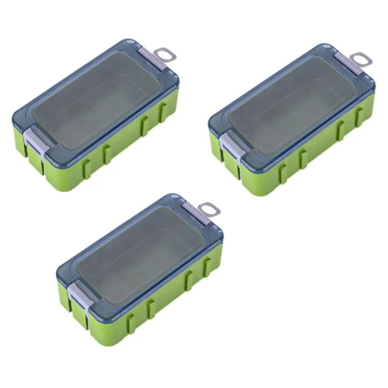 3 Pcs GlowintheDark Fishing Tackle Box Organizer Set Magnetic Hard Bait Tackle Tray Carp Lure Sto 9