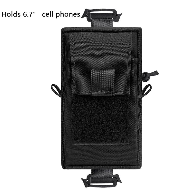 MOLLE Tactical Waist Bag EDC Pouch Outdoor Utility Phone Pack For Hiking Running Climbing Emergen 4