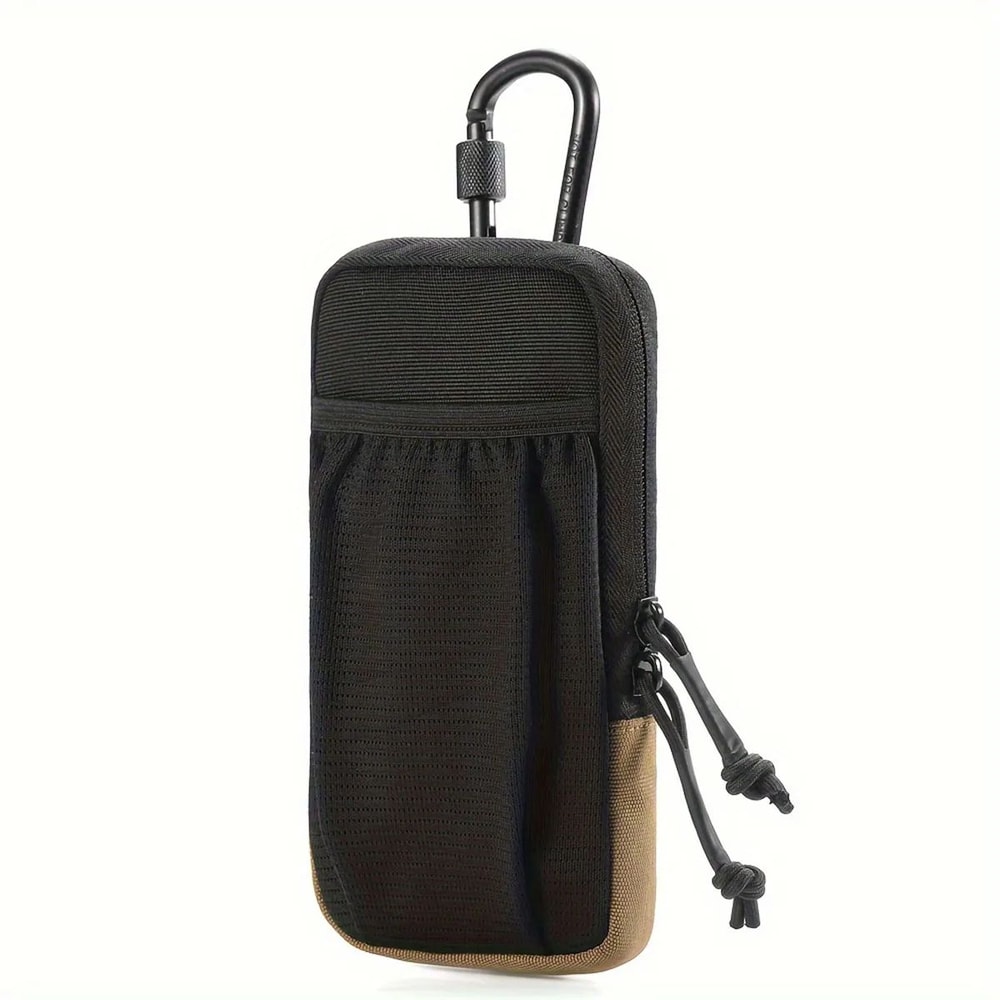 Black Outdoor Hiking Waist Bag Phone Pouch MultiFunctional Sports Fanny Pack For Mountaineering Tr 4