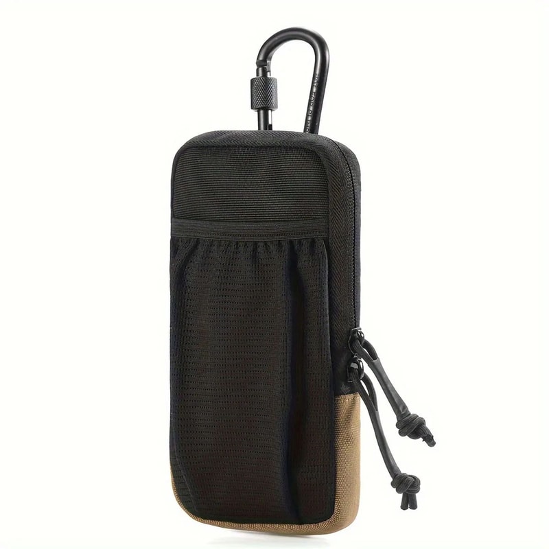 Black Outdoor Hiking Waist Bag Phone Pouch MultiFunctional Sports Fanny Pack For Mountaineering Tr 6