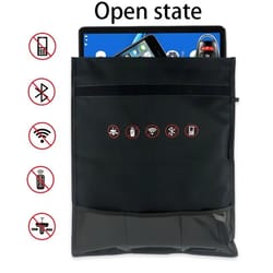 rfid signal blocking faraday bag set – anti-theft car key shield & radiation-proof phone privacy wallet for travel