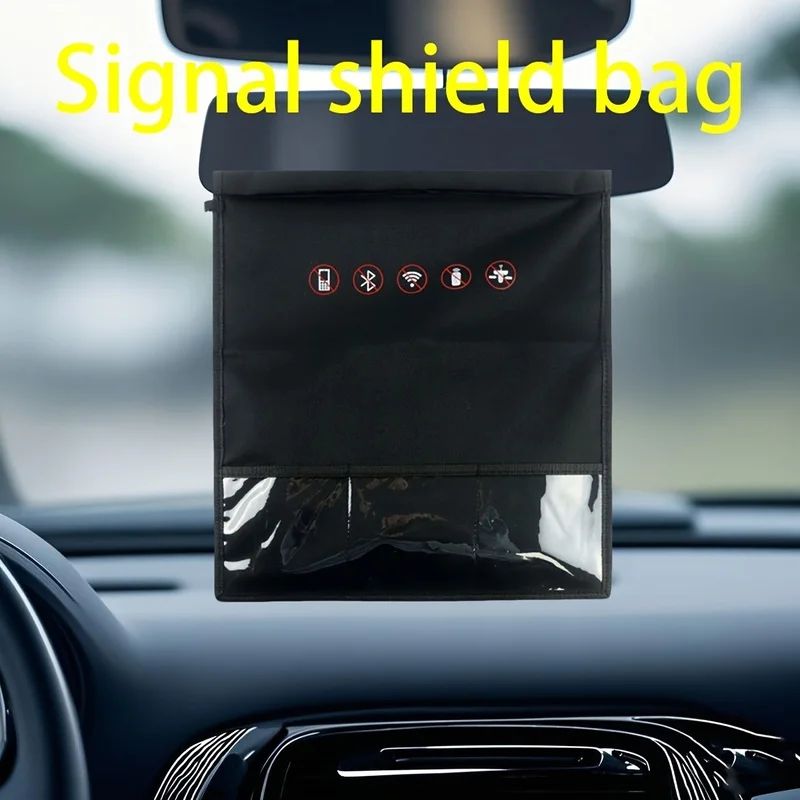 RFID Signal Blocking Faraday Bag Set AntiTheft Car Key Shield RadiationProof Phone Privacy Wallet 5