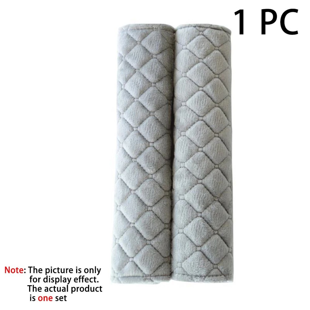 Soft Plush Seat Belt Shoulder Pad Extended Comfort Car Safety Strap Cover Solid Color Cushion Prot 9