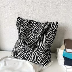 leopard print canvas tote crossbody bag – large capacity lightweight shoulder bag for everyday travel & shopping