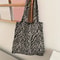 Leopard Print Canvas Tote Crossbody Bag Large Capacity Lightweight Shoulder Bag For Everyday Trave 4