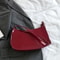 Luxury Retro Red Patent Leather Shoulder Bag Chic Underarm Handbag Small Baguette Purse For Women 5