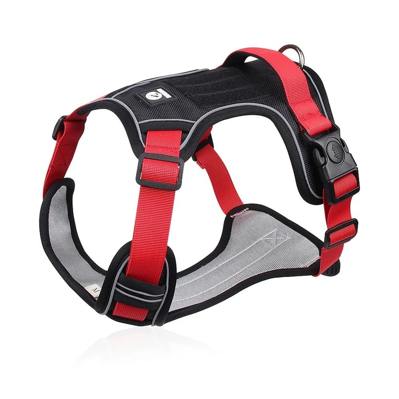 Reflective Tactical Dog Harness Vest 1680D Waterproof Oxford Cloth HeavyDuty NoPull Harness For Me 9