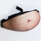 Funny Beer Belly Fanny Pack Realistic PU Leather Belly Waist Bag For Pranks AntiHarassment Party 5