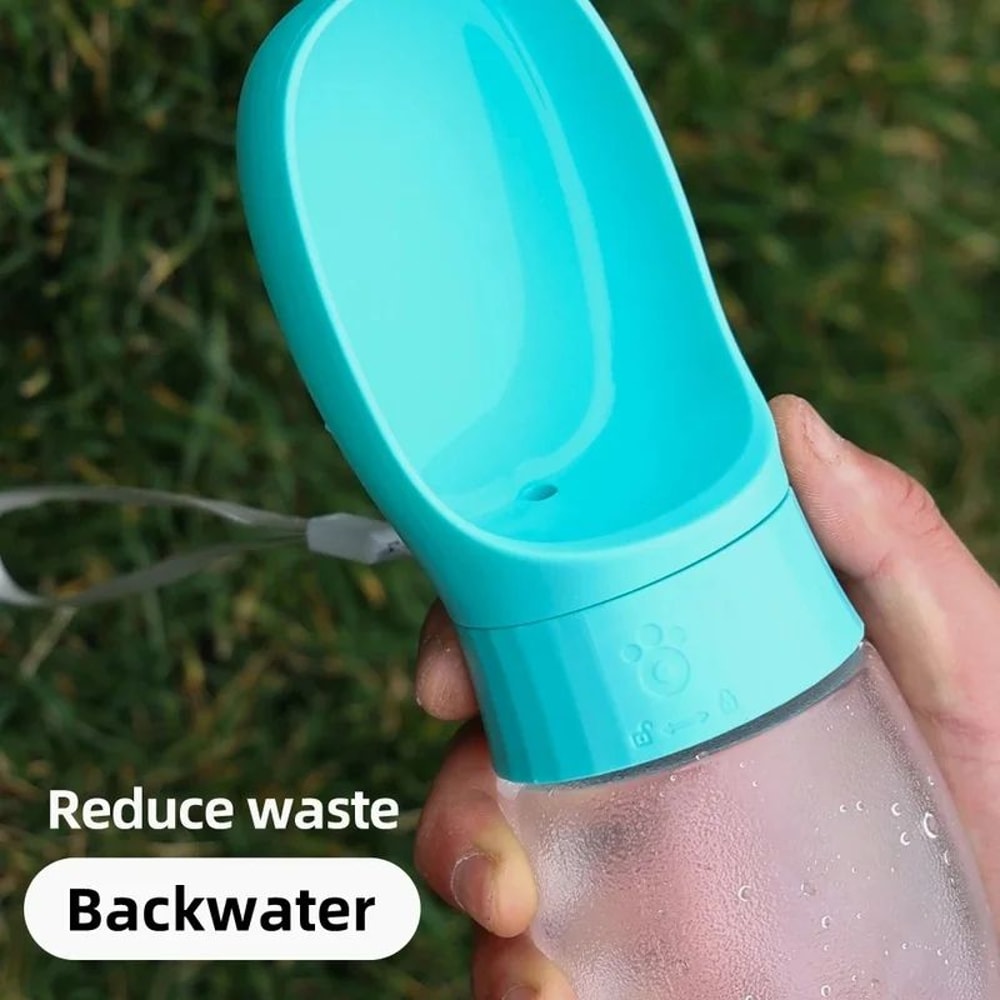 Portable Dog Water Bottle With BuiltIn Drinking Bowl Leakproof Travel Pet Water Dispenser Cup For 2